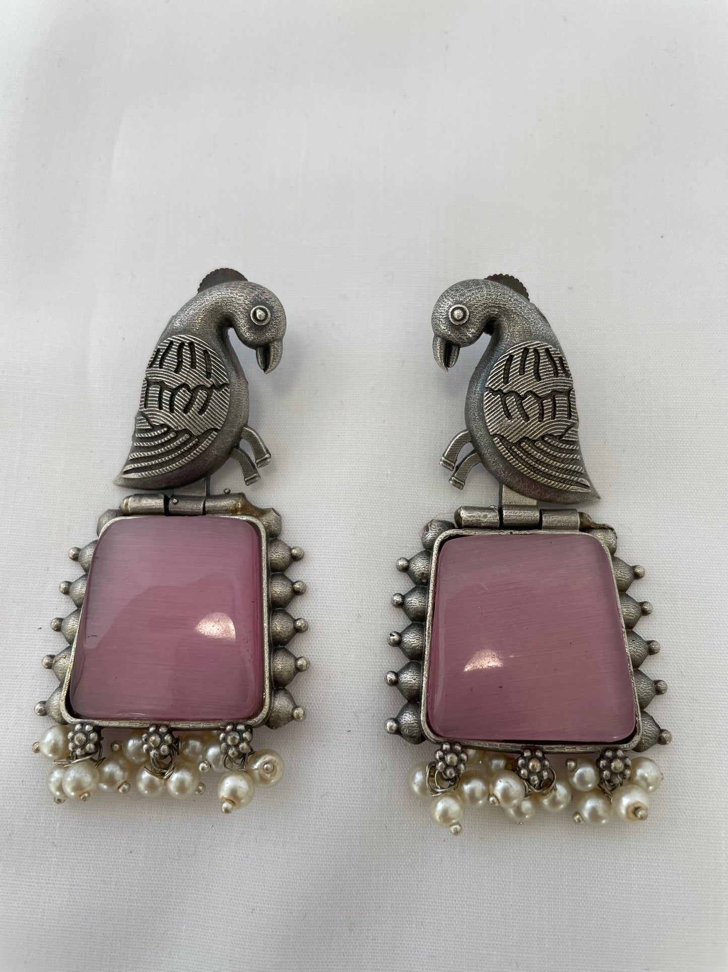 Parrot Stone Earrings