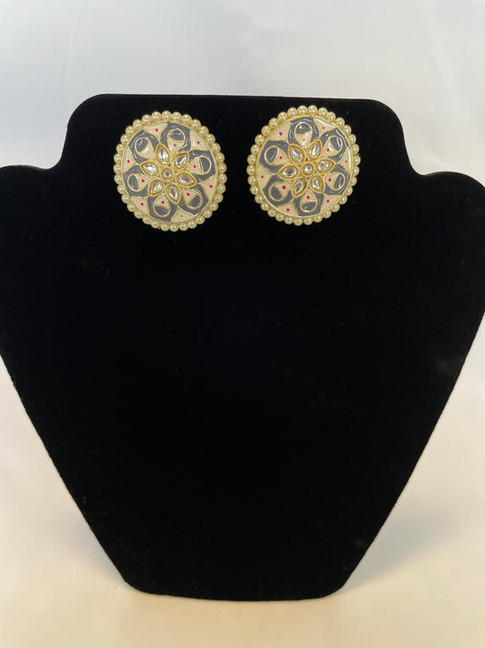 Chandra Kundan Earrings