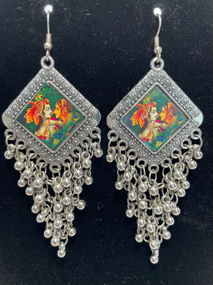 Radha Krishna Earrings