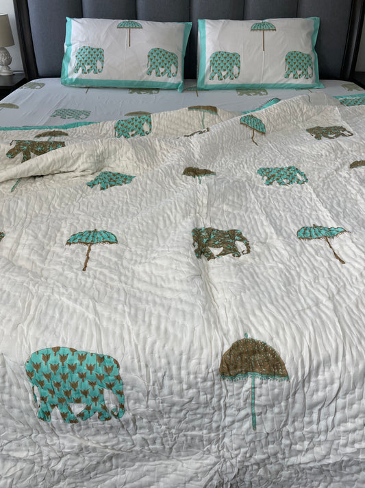 Elephant Dreams Bedding Set